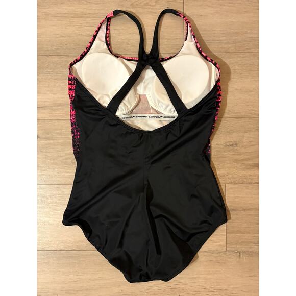 Speedo Size 16 PowerFLEX Eco Hydro Bra Swimsuit Excellent Condition - Picture 4 of 9